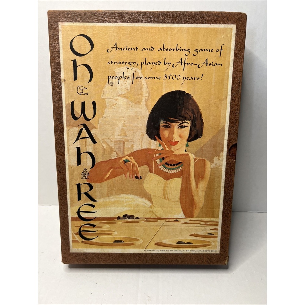 Vintage 1962 Oh Wah Ree 3M Bookshelf Game • Complete Good Condition